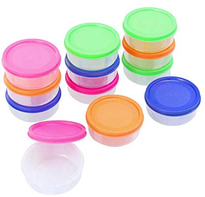 SUPVOX 12 Stück Essen Crisper 150 ml Mini Mikrowelle Crisper Aufbewahrungsbox für Baby Kinder Kleinkind
