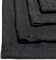FireMat Feuerfeste Unterlage im Spar Set M: (1x 46x46cm, 2X 19x19cm) Black Edition. Ideal als Hitzeschutzmatte für Kaffeemaschinen, Mikrowellen, Toaster, Wassskocher UVM
