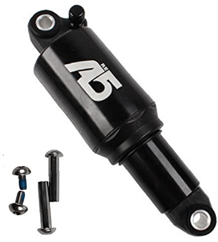 Yililay Fahrrad Dämpfer Fahrrad Stoßdämpfer Berg hinten KS A5-RE Luftkammerdruck für Mountain Faltrad Schwarz