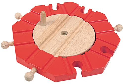alles-meine.de GmbH Zubehör für - Holzeisenbahn - für Fast ALLE Systeme Verschiedene Artikel frei wählbar Holz - Schienen - mechanische Drehscheibe - Weiche/Abzweigung/Kr..