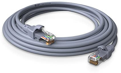 Oren CAT6 5m Ethernet Cable LAN - Patch Cord | High-Speed 10Gbps | Pure Copper 24 AWG Stranded - Premium Network Cable with RJ45 Connector | Internet, Broadband, LAN, Network Lead