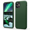 Flyzoo Flüssige Silikon Case Kompatibel mit iPhone 11 Hülle (6,1), Kratzfest & Anti-fingerabdruck Handyhülle mit Rundumschutz: 4-Schicht Schutzhülle, Erhöhter Rand für Bildschirm & Kamera, Klee Grün