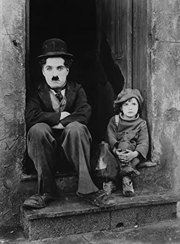 LBMED GemäLde Auf Leinwand Charlie Chaplin, Comédien Britannique und Photo for Modern Family Decor Wandkunst Malerei Poster Druckt Bilder 19.7x27.6(50x70cm) Kein Rahmen