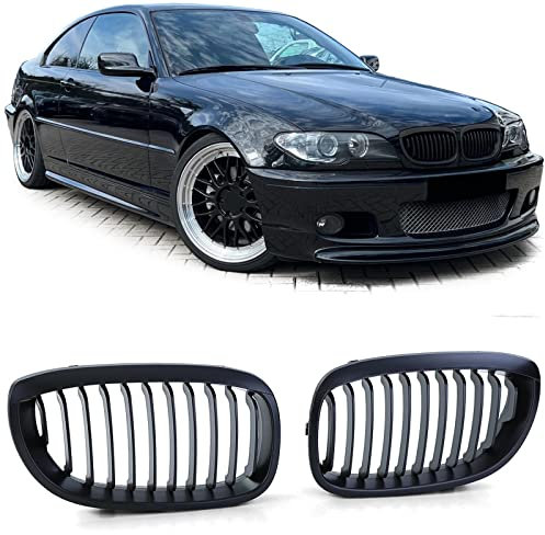 Sport Kühlergrill Performance Matt passend für BMW 3er E46 Coupe Cabrio 03-07