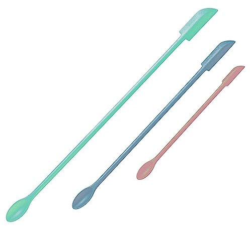 Westmark Cucharas para botellas Slim – práctica espátula para las sobras en vasos y botellas, contra el desperdicio de alimentos, espátula pequeña – silicona, sin BPA, 3 piezas