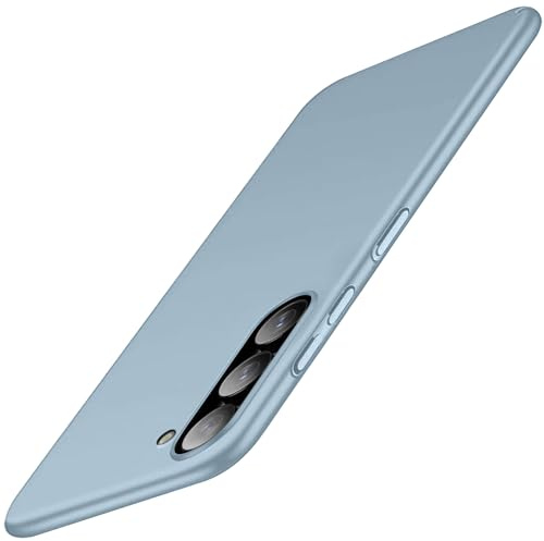 Samsung Galaxy S23 Plus Hülle, Ultra Dünn Matte Handyhülle Slim Schutzhülle Kratzschutz Stoßfest Cover Anti-Rutsch Bumper Case Für Samsung Galaxy S23 Plus Hardcase 6.6'' Far Peak Blue