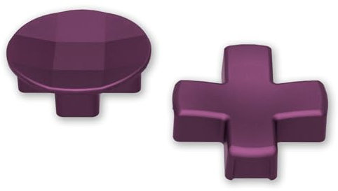 eXtremeRate D-Pad Bouton en Métal Magnétique pour Xbox One Elite/Elite Series 2/Elite 2 Core Manette, D-Pad Bouton 2 pcs Violet Mat