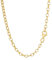 NKlaus 50cm Erbskette 925 Silber Gelbgold Vergoldet elegante Halskette Breite: 3,1mm Collier 6,77g schwer 15028