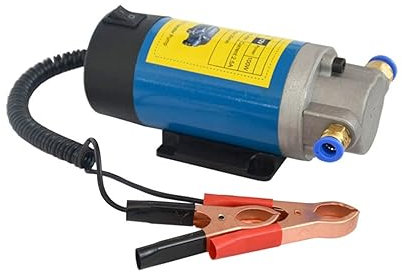 UIHMSWYAL 12V 100W Electric Vehicle Fuel Pump Variable Speed Pump 0-4L/min Oil and Diesel Extraction Pump Automobile Oil Pump