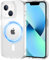 XTCASE für iPhone 13 Mini Hülle Magnetisch kompatibel mit Magsafe, Transparent Handyhülle für iPhone 13 Mini (5.4) Durchsichtige PC Rückseite + TPU Bumper - Crystal Clear