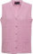 Maan Store Cardigan tricoté sans manches avec boutons pour femme, D/rose, S-M