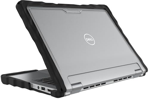 Gumdrop DropTech Hard Shell Laptop Case Fits Dell Latitude 5350 | 5340 13-inch (2-in-1) Rugged Drop Tested Shockproof Reliable Device Protection for Office, Travel, Business and Professionals - Black