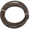 sourcing map Braided Leather Cord, 4mm Round Braided Faux Leather Necklace Cord Bolo Tie String 2 Yard for Jewelry Making Necklace Crafts Beading Braiding 38