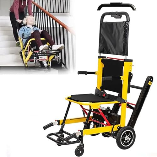 XZLZMYP A, Elektrischer Rollstuhl Für Ältere Menschen Zum Treppensteigen Tragbarer Leichter Treppenlift Faltbar Treppenlifte Patienten-Transporthilfe Für Behinderte Ältere Menschen