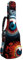 Gitarrentasche für Akustikgitarre mit zwei Taschen, Kunst-Halloween-Augäpfel, 1 wasserabweisend, doppelt verstellbarer Schultergurt, Gitarrenkoffer, Kunst-Halloween-Augäpfel, 42.9x16.9x4.7 in,