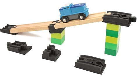 Locorico - 6 Steigungen für Zug aus Holz, kompatibel mit Brio Duplo