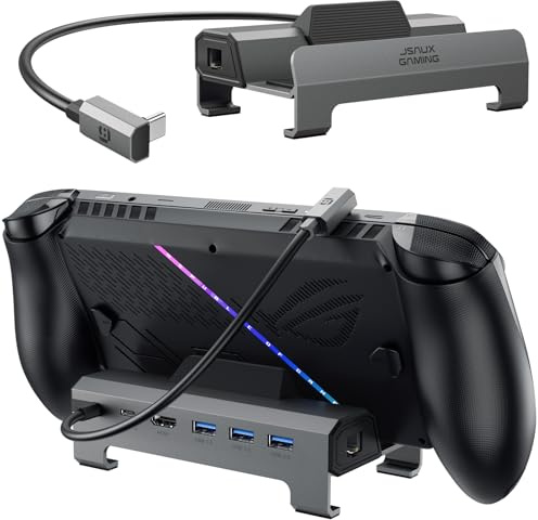 JSAUX 6-in-1 4K@120Hz Steam Deck Dock für ROG Xbox Ally X/Steam Deck-HB0612 | HB0612, für ROG Xbox Ally X/Steam Deck/OLED/ROG Ally X/Legion go S/2, HDMI 2.1, 1Gbps Ethernet, 3 x USB 3.0, 100W PD