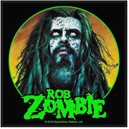 Rob Zombie Sew On Patch: Zombie Face