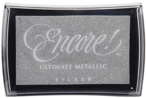 Encore Ultimate Metallic Ink Pad-Silver