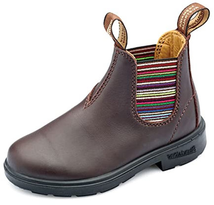 Blundstone Classic 1413, Stivaletti Unisex Bambini E Ragazzi, Marrone Brown Stripes, 35 EU