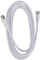 SCHWAIGER -KVCK173 532- SAT-Antennen-Adapterkabel/ 3 m Anschlusskabel/konfektioniert/ 75 dB/ 2-Fach geschirmt/F-Stecker > IEC Buchse/weiß