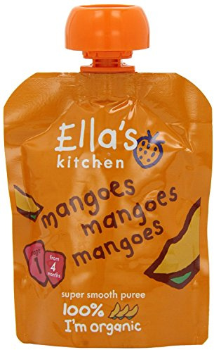 Ella'S Kitchen Mangoes Mangoes Mangoes Stage 1 From 4 Months 70G - Pack of 2