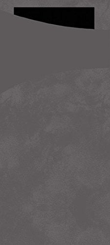 Duni Serviettenbeutel Sacchetto Granitgrau 8,5 x 19 cm Uni Tissue 2-lagig schwarz (100 Stück)