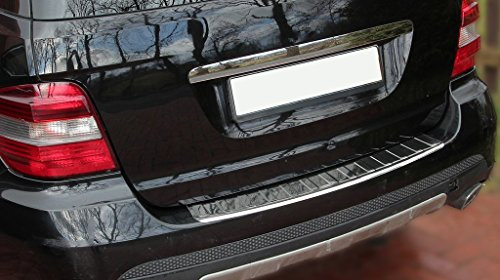 Ladekantenschutz Edelstahl CHROM kompatibel für MERCEDES M-KLASSE, W164 | BJ 2005-2011 | premium Qualität von RECAMBO
