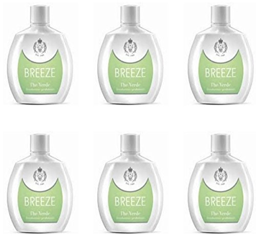 Breeze 6 déodorants Squeeze the vert Déodorant parfumée pour le corps