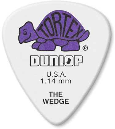 Jim Dunlop Tortex® Wedge Pick 1.14MM - 12 Pack