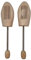 DELFA 1 Paar Holz Schuhspanner Schuhformer Schuhstrecker mit Spiralfeder Damen Herren Gr. 40/41