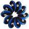 Andux Print Number Golf Iron Club Head Covers with Transparent Window 10pcs/Set Black/blue