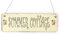 Interluxe Shabby Vintage Schild Türschild SUMMER COTTAGE Holzschild Dekoschild Sommer Chic
