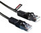 rhinocables - Cat5e Shielded Ethernet Cable | Snagless RJ45 Network Lead | EMI/RFI Protection | Gigabit Speed 350MHz | Indoor/Outdoor Use | Suitable for Streaming/Gaming, Black, 10m