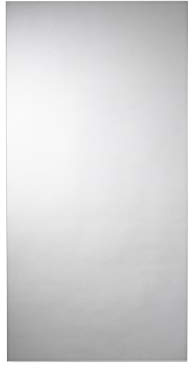 Croydex Kentmere Rectangular Mirror with Hang N Lock Fitting System, Silver, 900 x 450 x 50mm