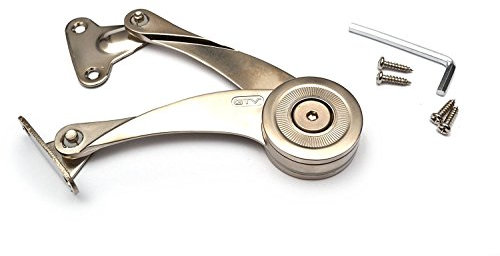 Adjustable Cabinet Lid Toy Box Support Hinge Stay On - Satin by GTV