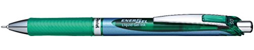 Pentel Gel Pen, Retraable/Refillable, Needle Tip, .5mm, VT/VT Ink (PENBLN75V)