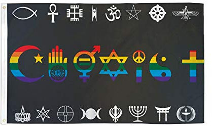 AZ FLAG - Flagge Regenbogen Verpflegung Zusammen - 150x90 cm - Coexist Fahne 100% Polyester mit Messing-Ösen - 110g