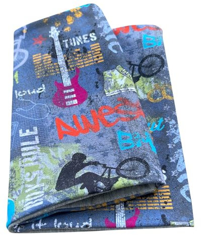 Wollhuhn Öko Jungen/Mädchen Leichter Lockerer Schlupfschal/Halstuch/Loop Baumwolle Jersey Übergangszeiten/Sommer 20220201 (Cool Stuff Jeansblau)