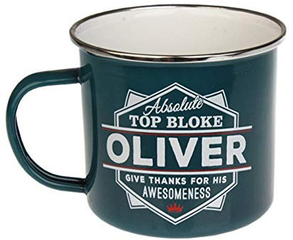 Enamel Personalised Name Mug (Oliver)