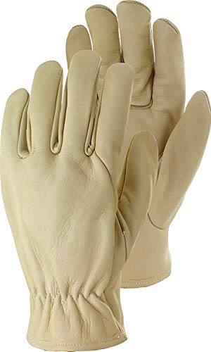 TRIUSO Rindsnappaleder Driver Premium Handschuhe beige
