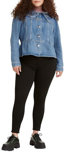 Levi's Damen Mile High Super Skinny Jeans , Black Galaxy , 26W / 32L