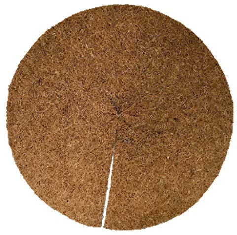 Mulchscheiben aus 100 % Kokos, 3er Pack, Durchmesser: 80 cm, ca. 0,7 cm dick, (EUR 8,97 je Stück), Matte geeignet als Unkrautschutz, Winterschutz, Pflanzenschutz, 100% biologisch abbaubar, nachhaltig