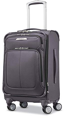 Samsonite Solyte DLX Softside Erweiterbares Gepäck mit Spinner-Rädern, Grau (Mineral Grey), Carry-On 20-Inch, Solyte DLX Softside erweiterbares Gepäck mit Spinner-Rädern