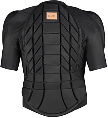 BenKen Ultra Leichter Schutzausrüstung Ski Körper Panzer Rücken Protektor, Außen- Sports Antikollision Backprotector Protektorenjacke für Snowboard & Skaten (M)