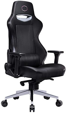 Cooler Master Caliber X1 - Sedia da ufficio con schienale alto, ergonomica, altezza seduta e braccioli, reclinabile, cuscini con poggiatesta e supporto lombare