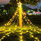 HOSPAOP LED Lichterkette Außen WarmWeiß 320 LED Weihnachtsbeleuchtung Aussen Strom lichterketten mit 8 Leuchtmodi, Wasserdicht für Party, Garten, Baum, Weihnachten Deko