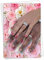 NobleWorks - 1 Glückwunschkarte zur Hochzeit – Glückwunschkarte für frisch verheiratete Brautpaare, rosa Rosen – Hochzeitshände C9347WDG-ET