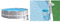 Intex Schwimmbecken Pool Ø 366 x 99 cm Frame Pool Set Prism Rondo 26716 & Oberflächenskimmer - Deluxe Oberflächenskimmer zur Wandmontage - Hängeskimmer