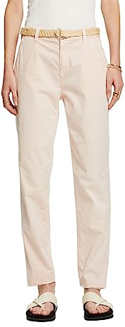 ESPRIT Damen 993ee1b312 Hose, Pastel Pink, 34W / 32L EU
